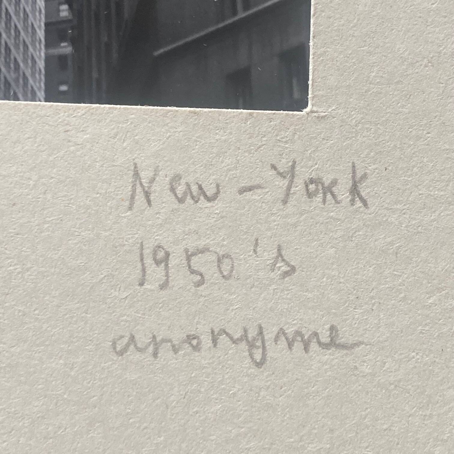 Photo vintage de New-York dans les années 50