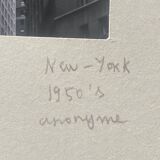 Vintage photo of New York in the 1950s