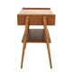 Table de chevet scandinave en teck Carlström Suède 1960