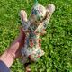 Bouquetieres Zoomorphes Chats Desvres peints Mains