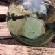 Dame-jeanne en verre soufflé couleur vert  15 litres