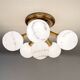 Hillebrand Sputnik Ceiling lamp flush mount , 1970s