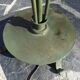Art deco wrought iron floor lamp with arrows