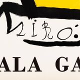 Joan miro: sala gaspar 1970, poster in original signed lithograph