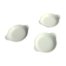 Set de 3 petits plats ronds en porcelaine blanche pillivuyt