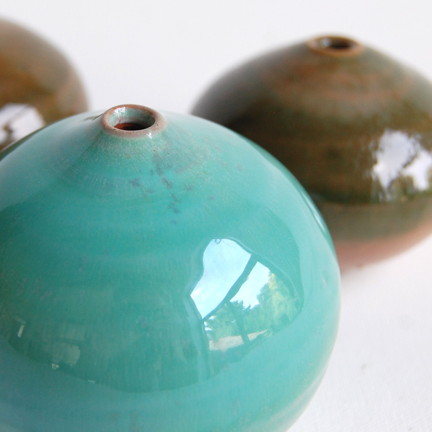 Trio of miniature soliflore vases Antonio Lampecco