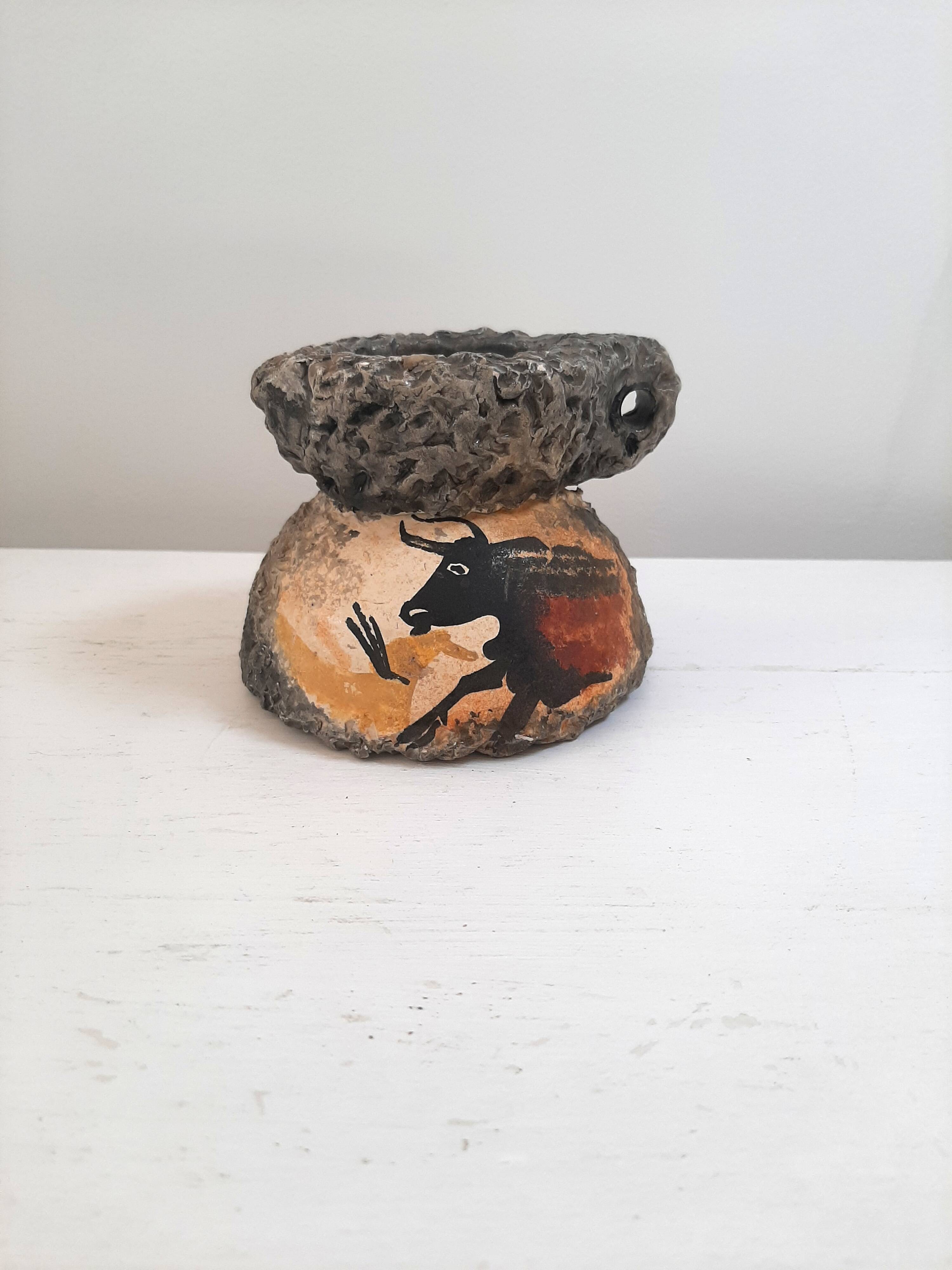 Candle holder André Quiron Vallauris