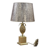 Vintage French pineapple desk lamp by Maison Le Dauphin