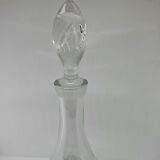 Chiseled crystal decanter