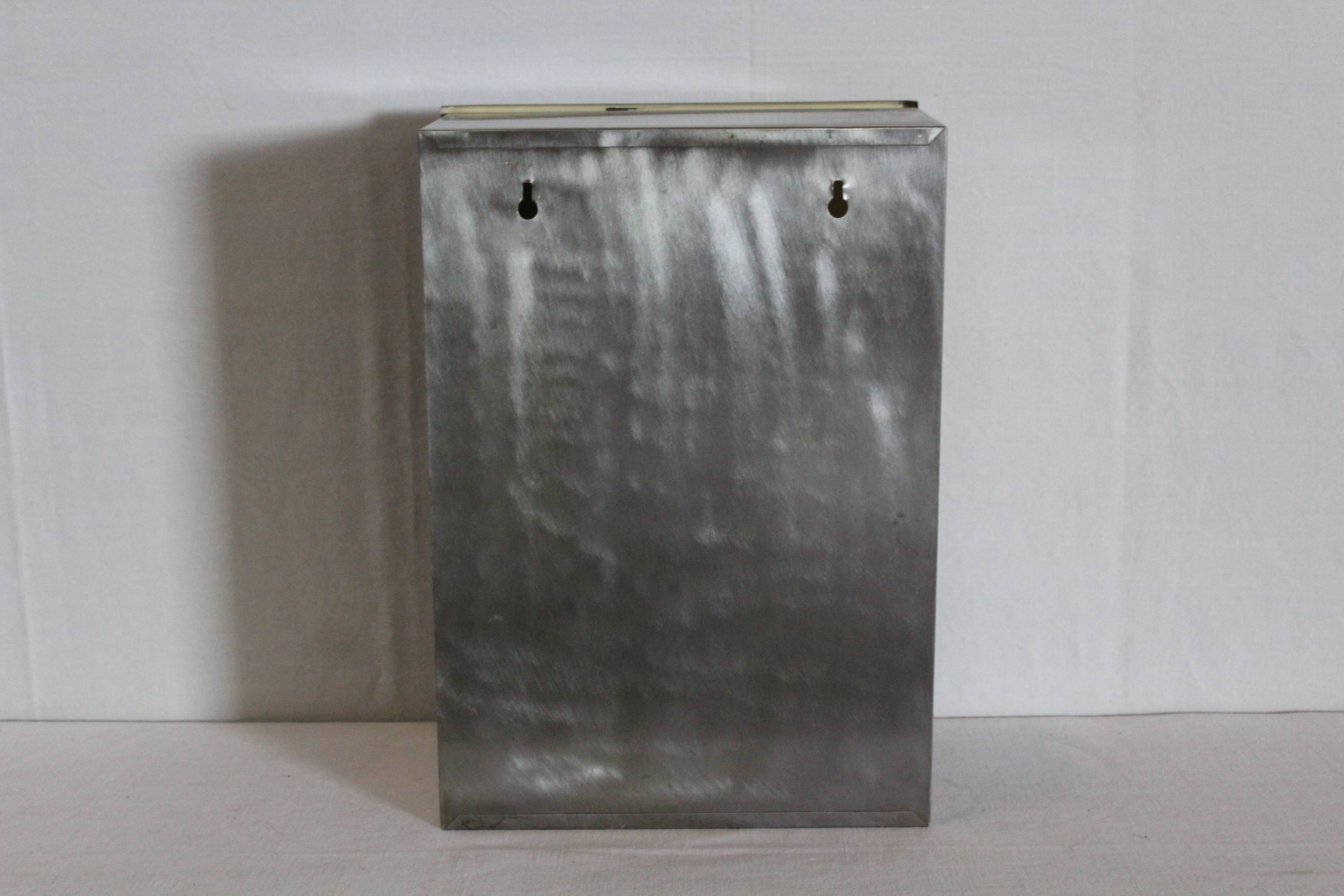 Metal medicine cabinet