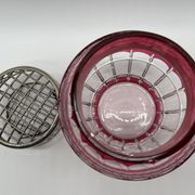 Pique-fleurs en cristal du VSL d'époque ART DECO
