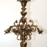 Henri VIAN (1860-1905) Dutch chandelier (available as a pair)