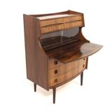 Scandinavian rosewood secretary desk, Gunnar Falsig, Denmark, 1960