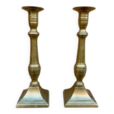 Brass candlesticks
