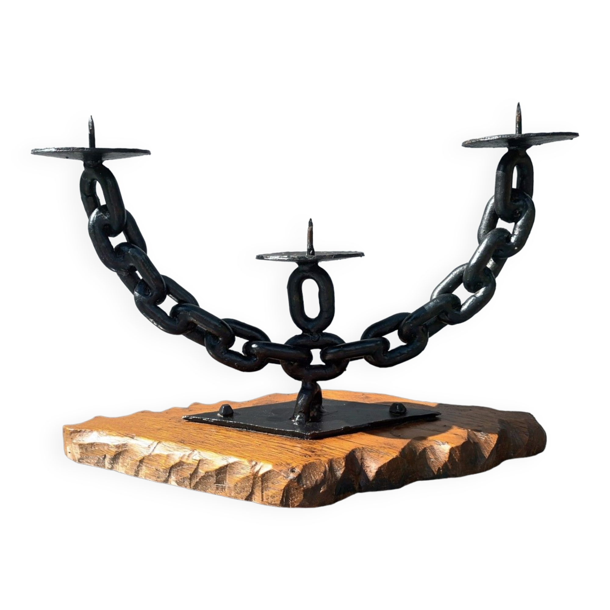 Brutalist candle holder 50s