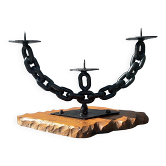 Brutalist candle holder 50s
