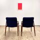 Two Mid-Century Modern Teak Armchairs by Hartmut Lohmeyer for Wilkhahn, 1950s