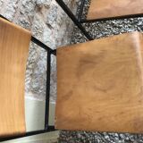 Set of 4 vintage chairs Hiller 1980's