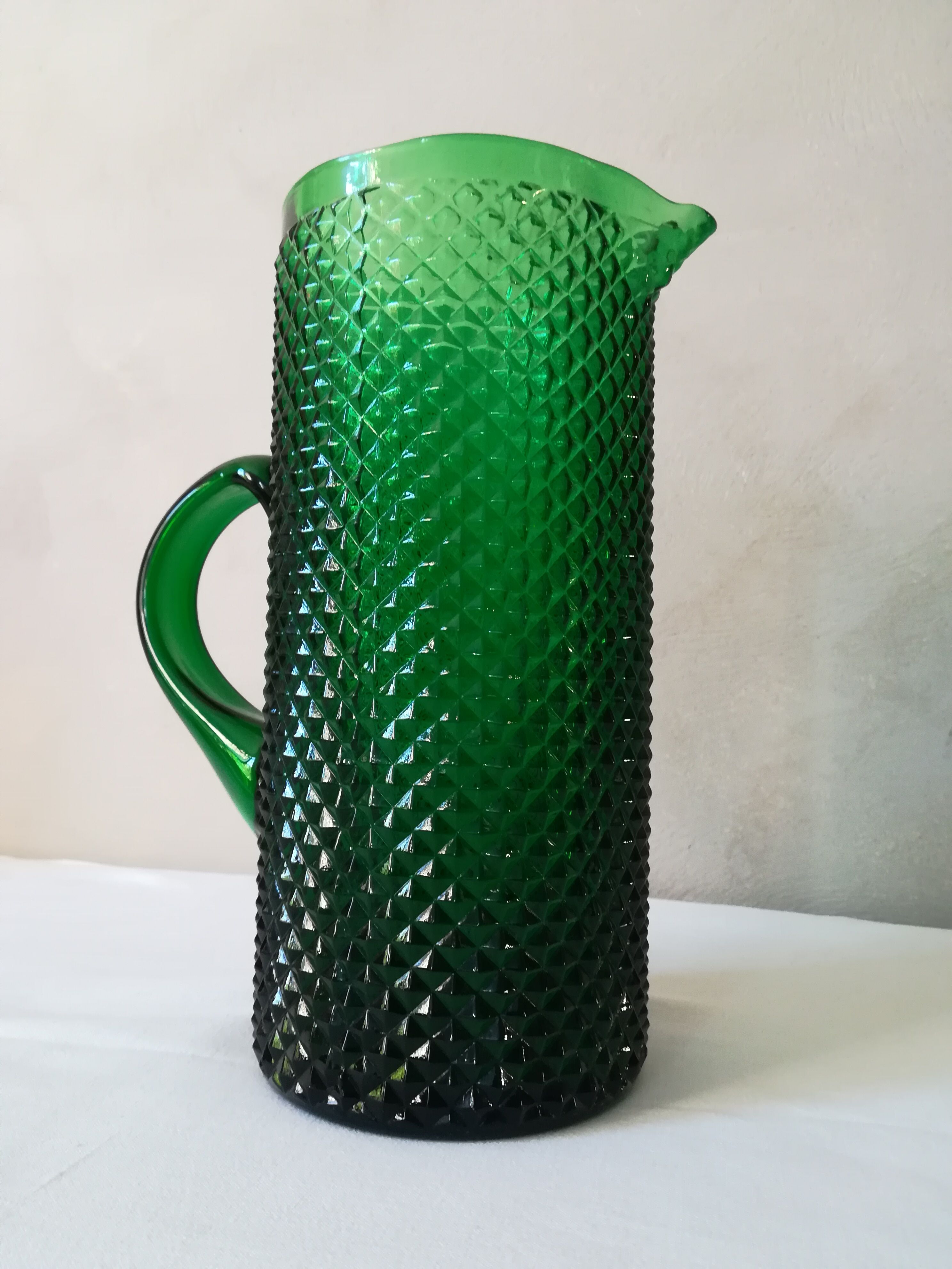 Carafe pointes de diamants Empoli