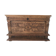 Antique coffre en bois sculpté avec motif végétal période renaissance