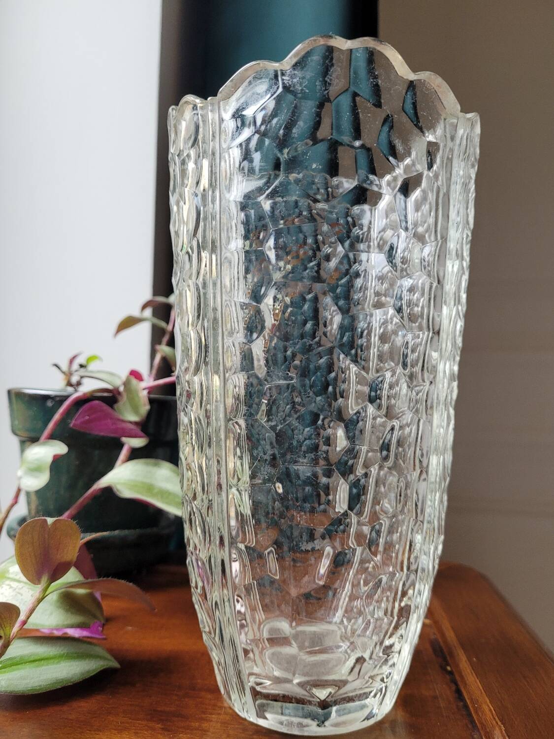 Vase à facettes Stolzle collection Styria