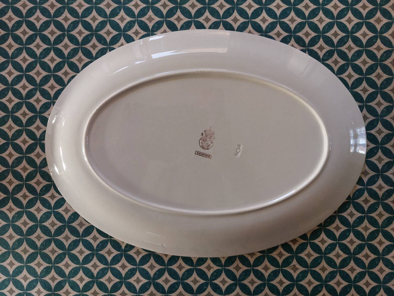 Lunéville oval serving dish
