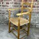 Paillé armchair in natural wood 1980