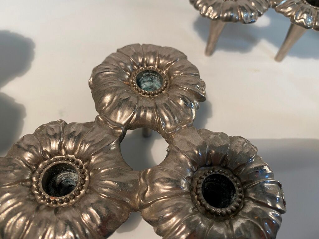 7 modular candle holders varying nagel 1970