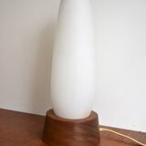 Scandinavian lamp Philips opaline teak