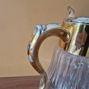 Jug for orangeade with crystal cooler, Hans Knabel, Esslingen.
