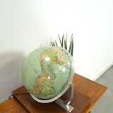 Glazen globe Columbus Paul Oestergaard met atlas en lamp