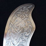 Service a fish, silver channel, 19th century