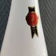 Vintage Italian White Nude Pink Opaline Soliflore Vase