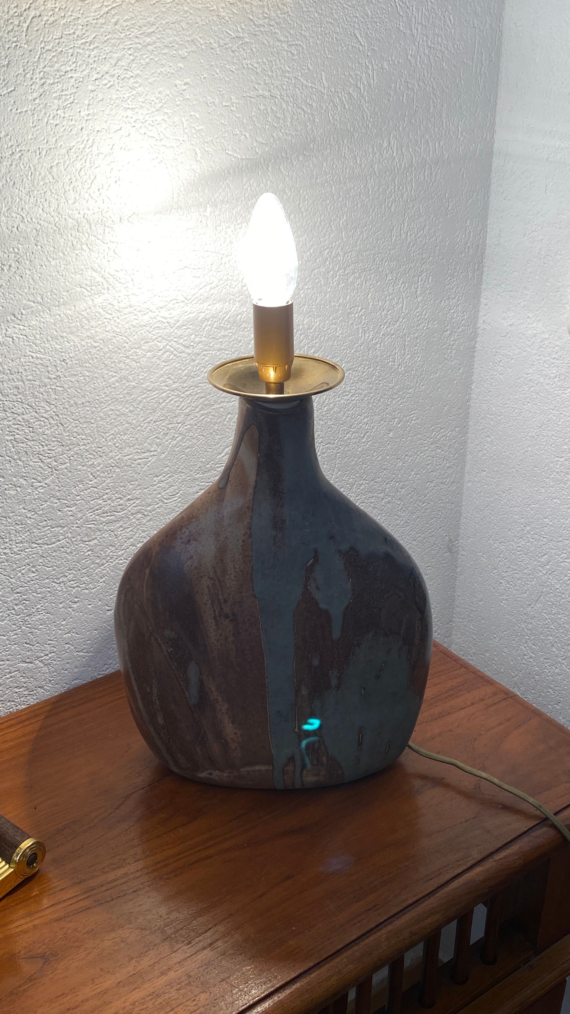 Glazed ceramic lamp, 1994