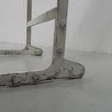 Industrial side table, hospital bed