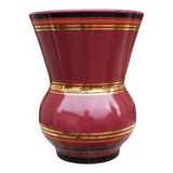 Earthenware vase from Gien 1940-60