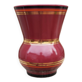 Earthenware vase from Gien 1940-60