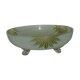 Frosted glass cup and art-new enamelled