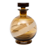 Carafe verre gravée à l’acide 1930/40 - Tchécoslovaquie