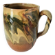 Glazed earthenware jug