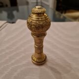 Bronze seal honeycomb decoration 19th century