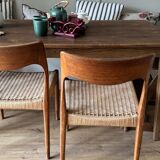 Chaises en Teck Modèle 71 par Niels O. Møller, Danemark, 1960s, Set de 4