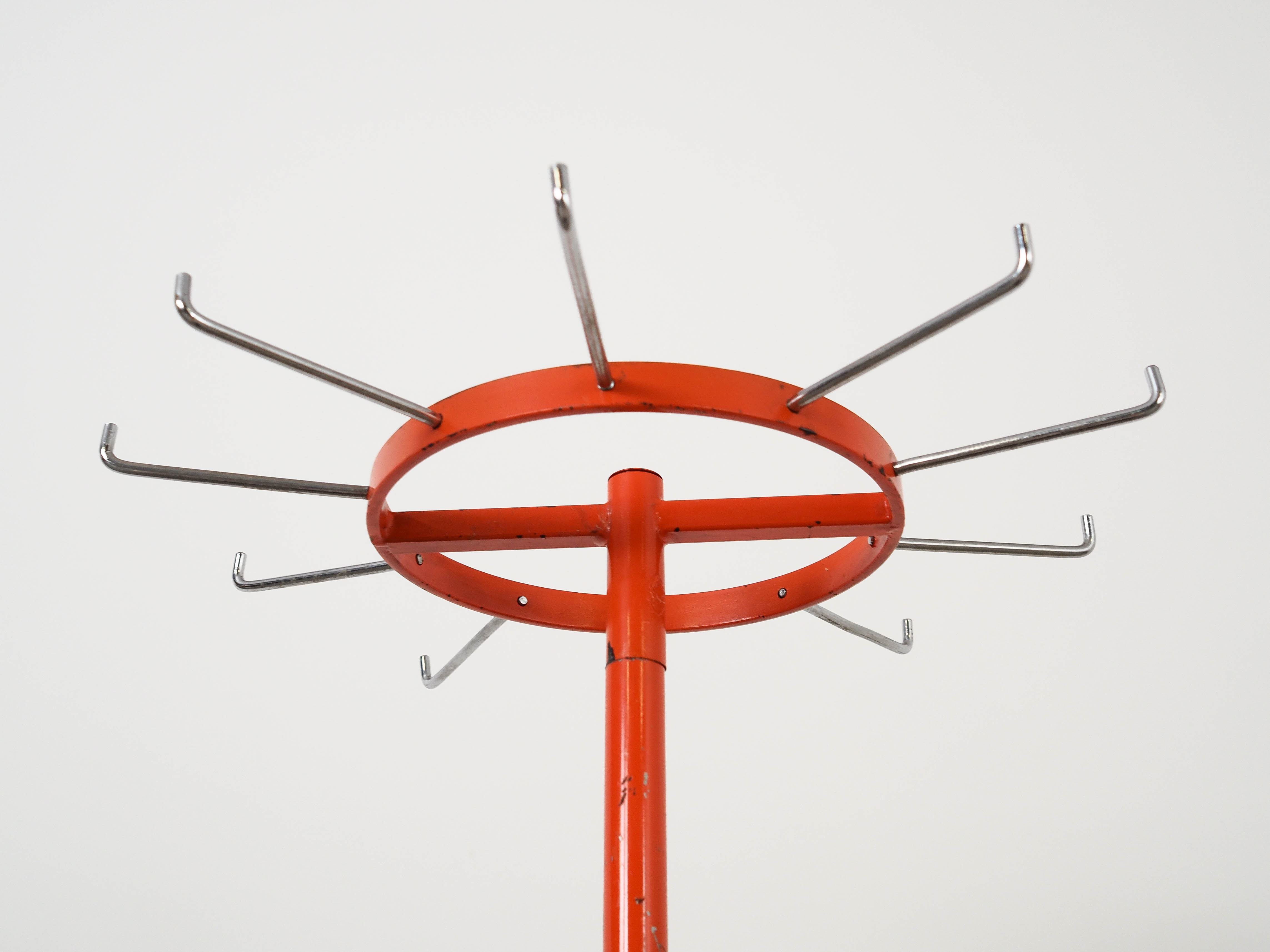 Swivel coat rack on castors, Danish design, 1970s, made in Denmark