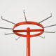 Swivel coat rack on castors, Danish design, 1970s, made in Denmark