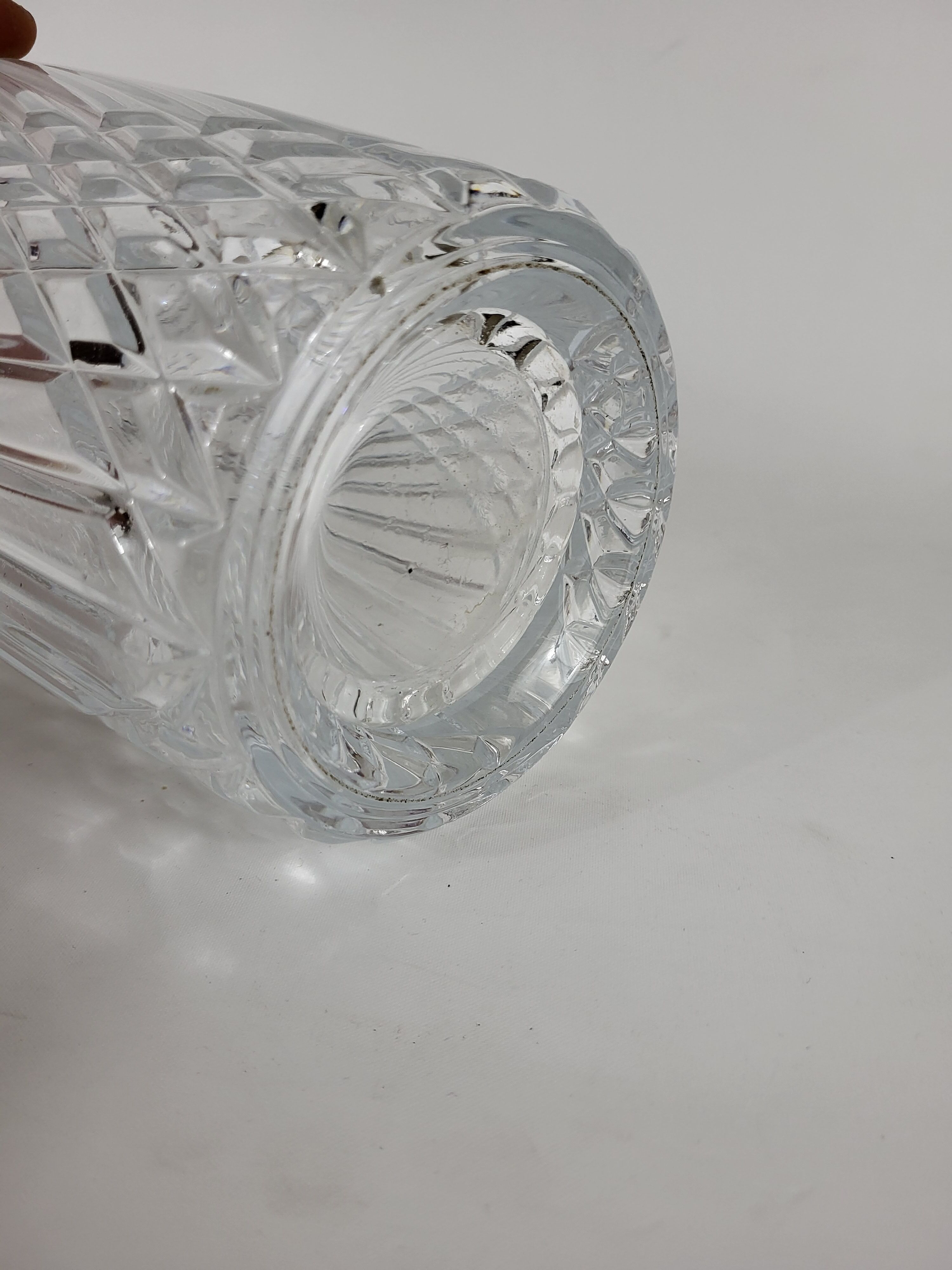 Art Deco crystal vase