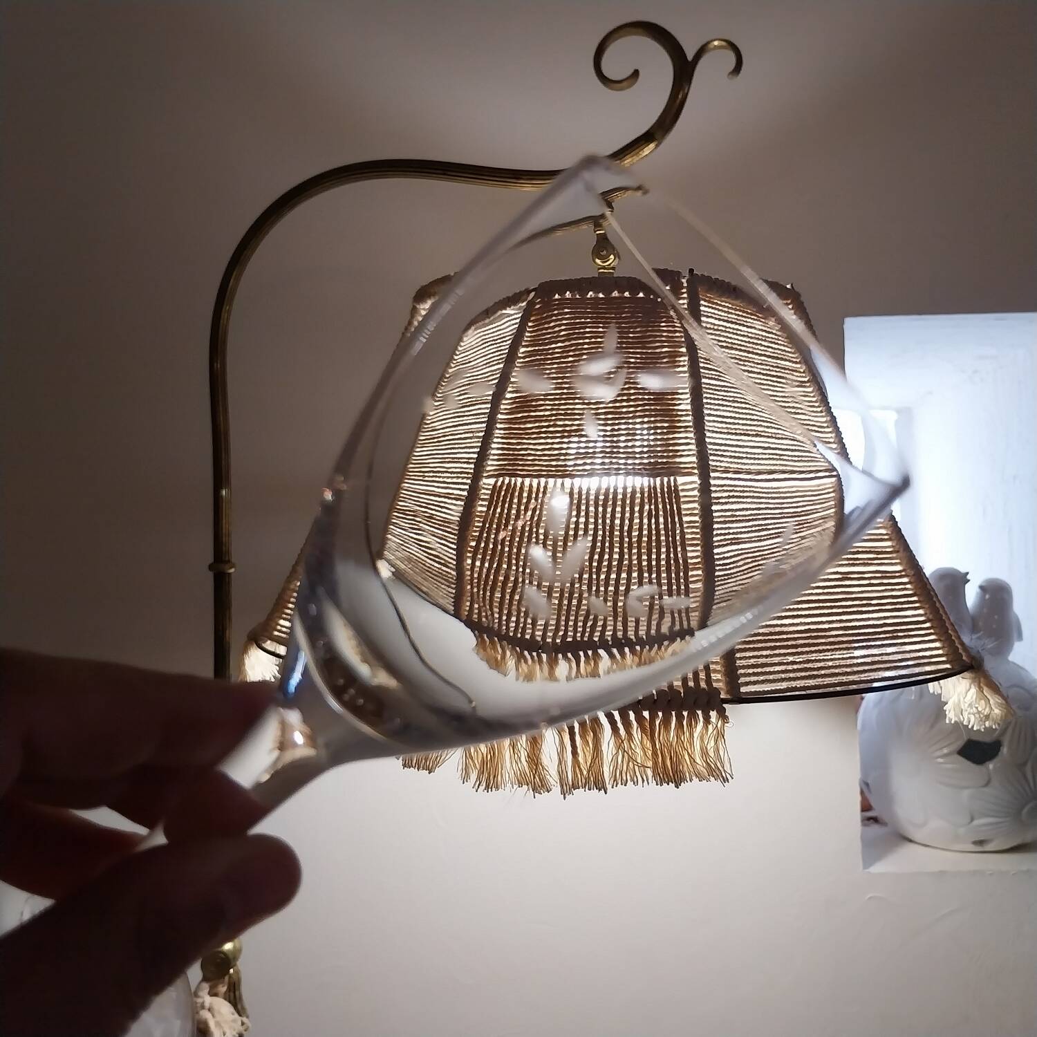 Vintage crystal stemware