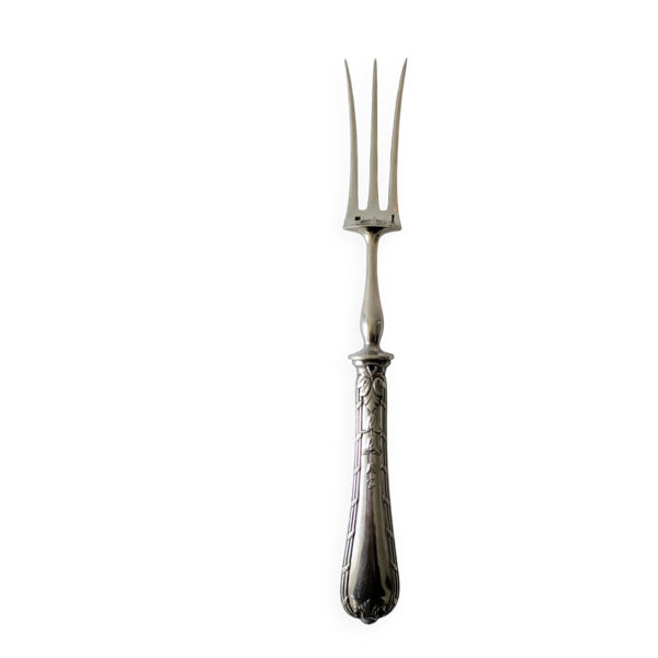 Grande fourchette à servir ancienne Christofle 30 cm argenté