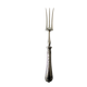 Large antique Christofle serving fork, 30 cm, silver-plated