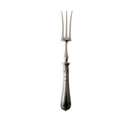 Grande fourchette à servir ancienne Christofle 30 cm argenté