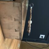 Blond mahogany veneered chiffonier 20th